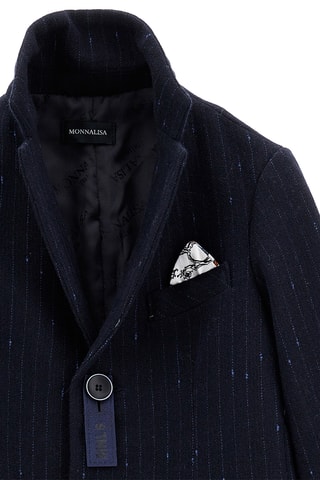 Blazer em lã - Azul-marinho