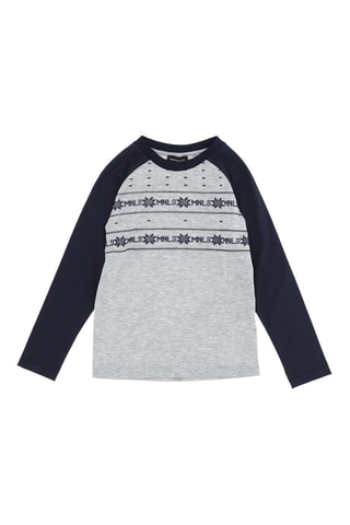 T-shirt - Cinzento-claro mesclado