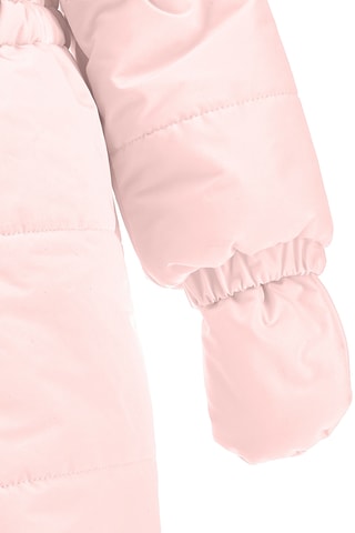 Macacão integral com capuz - Rosa