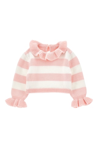 Camisola - Rosa e cru