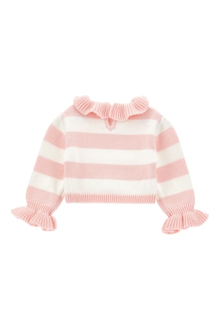 Camisola - Rosa e cru