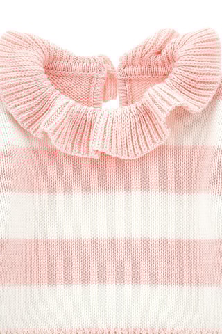 Camisola - Rosa e cru