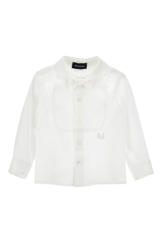 Camisa e laço - Branco