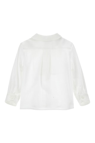Camisa e laço - Branco