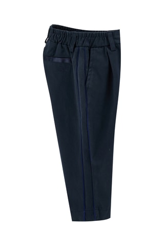 Conjunto 3 peças - Azul-marinho e cru