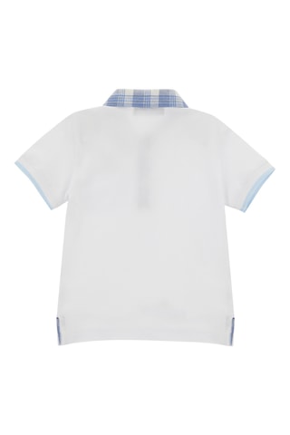 Polo - Branco e azul