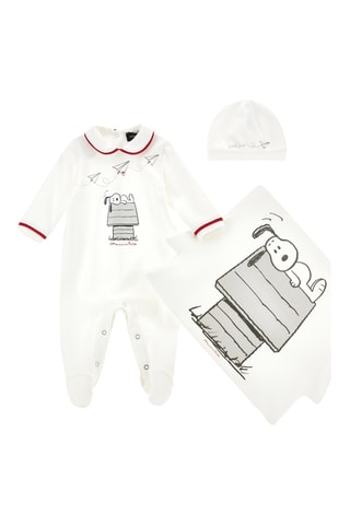 Conjunto 3 peças Snoopy Snoopy e os Peanuts - Cru