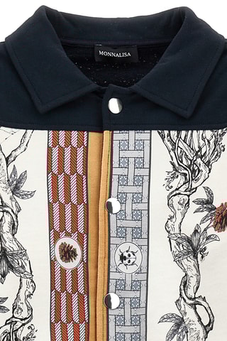 Casaco - Cru e preto