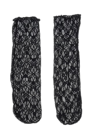 Meias de renda - Preto