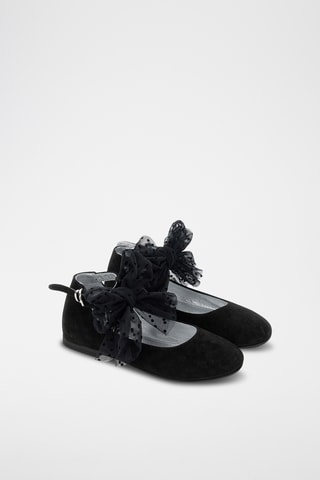Sabrinas em nobuck - Preto