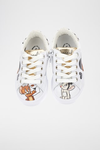 Sapatilhas Toodles Galore, Jerry Tom e Jerry - Branco