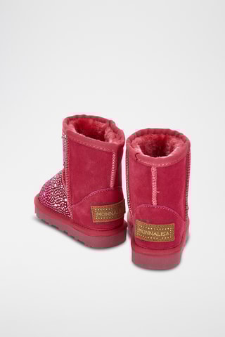 Botins forrados - Rosa