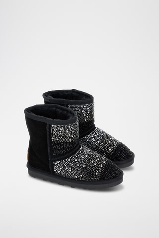 Botins forrados - Preto
