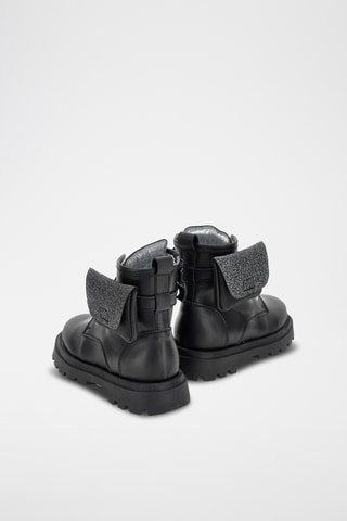 Botins em couro de vitelo - Preto