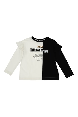 T-shirt - Cru e preto