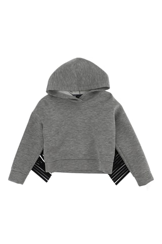 Sweat com capuz - Cinzento-escuro mesclado