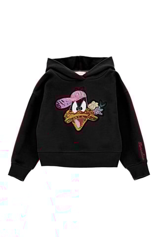 Sweat Daffy Duck Looney Tunes - Preto