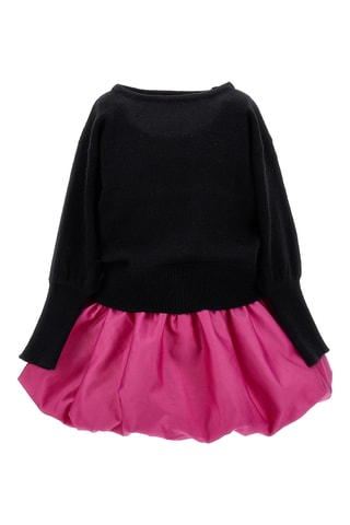 Camisola e vestido - Preto e fúcsia