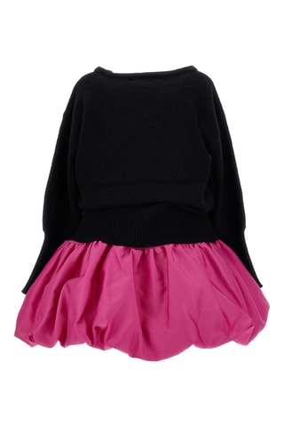 Camisola e vestido - Preto e fúcsia