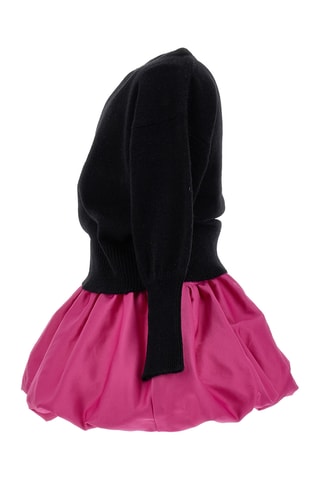 Camisola e vestido - Preto e fúcsia