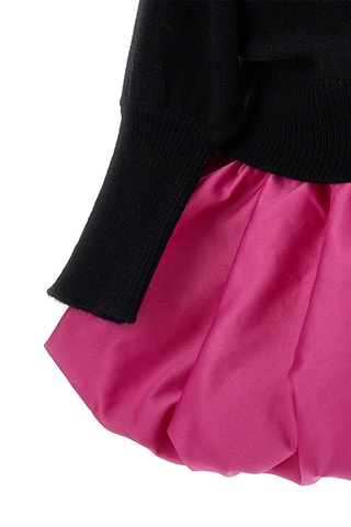 Camisola e vestido - Preto e fúcsia