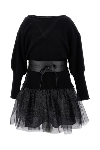 Camisola e vestido - Preto