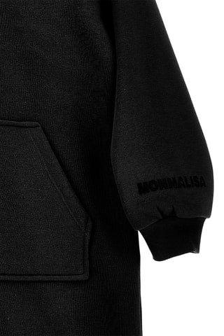 Vestido com capuz - Preto