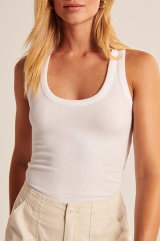 Camisola de alças - Branco