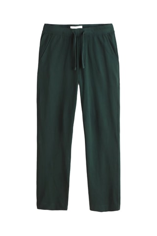 Calças de pijama - Verde-esmeralda