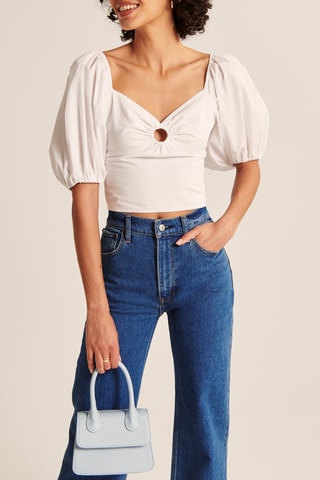 Crop-top - Branco