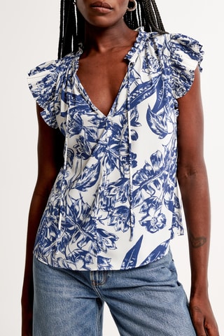 Top - Azul-real