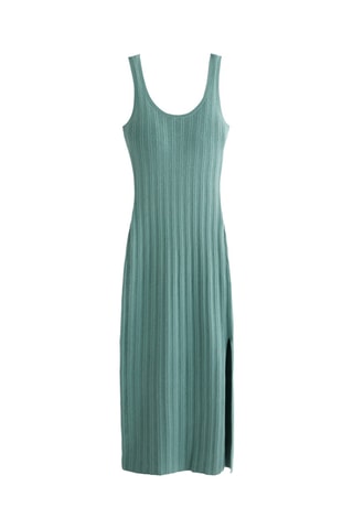 Vestido direito - Verde-água