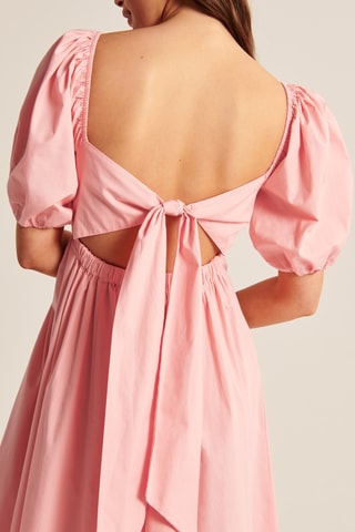 Vestido médio - Rosa