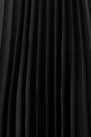 Vestido plissado - Preto