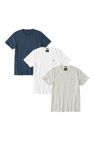 3 t-shirts - Azul-marinho