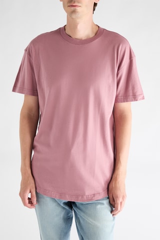 4 t-shirts - Verde-escuro, malva e cru