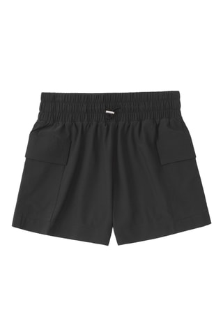 Calções de cintura subida - Preto