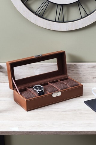 Coffret 5 montres Oakland - Marron
