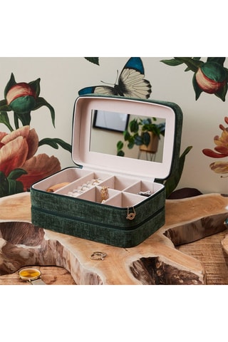 Boîte à bijoux en velours