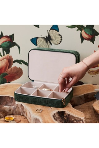 Boîte à bijoux en velours
