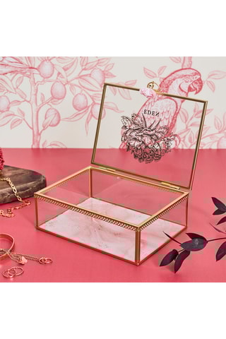 Boîte à bijoux - 18 x 6 x 13 cm - Transparent