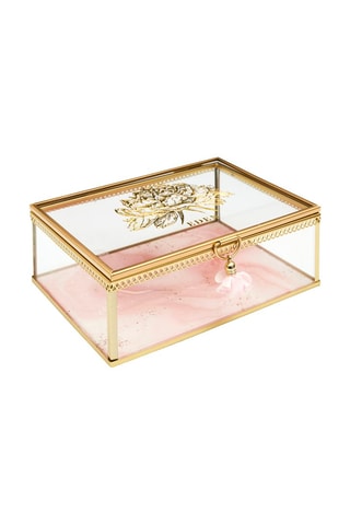 Boîte à bijoux - 18 x 6 x 13 cm - Transparent