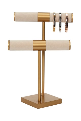 Présentoir à bijoux - 31 cm - Doré