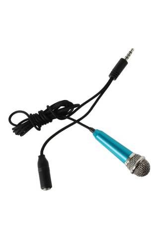 Micro karaoké pour smartphone - Bleu