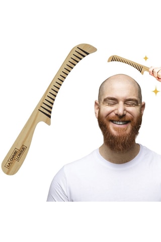Peigne pour chauve en pin - Naturel