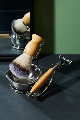 Coffret bol de barbier - 3 pièces
