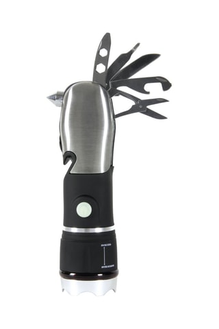 Lampe torche multifonction 8 en 1 - Noir