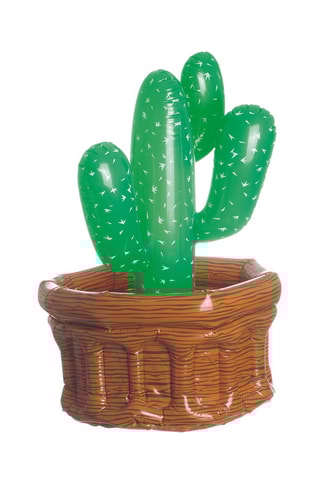 Seau à boissons cactus gonflable - Marron et vert - 45 x 70 cm