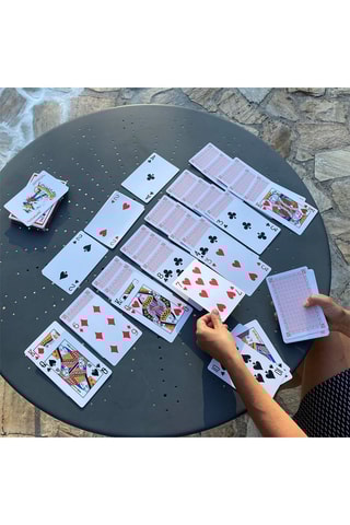 Jeu de 54 cartes maxi - Multicolore