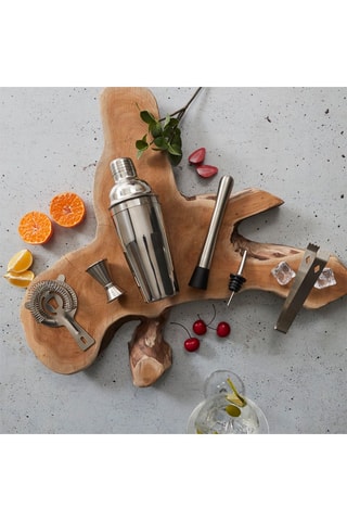 Coffret cocktail en acier inoxydable - 8 pièces